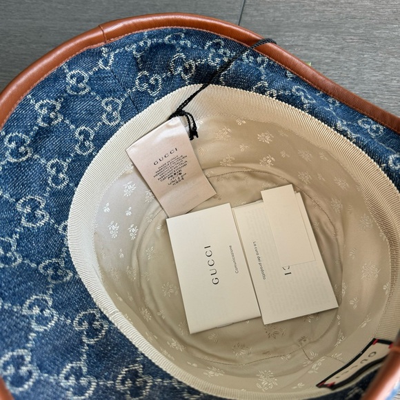 Gucci monogram denim hat - Picture 4 of 7